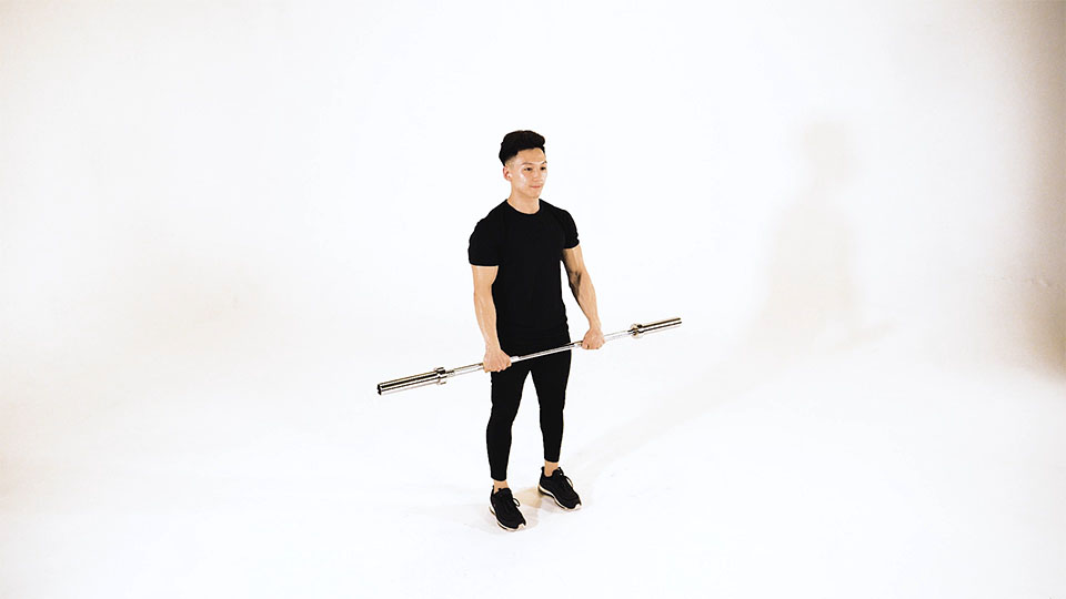 Elevación Frontal y Pullover (con mancuerna)