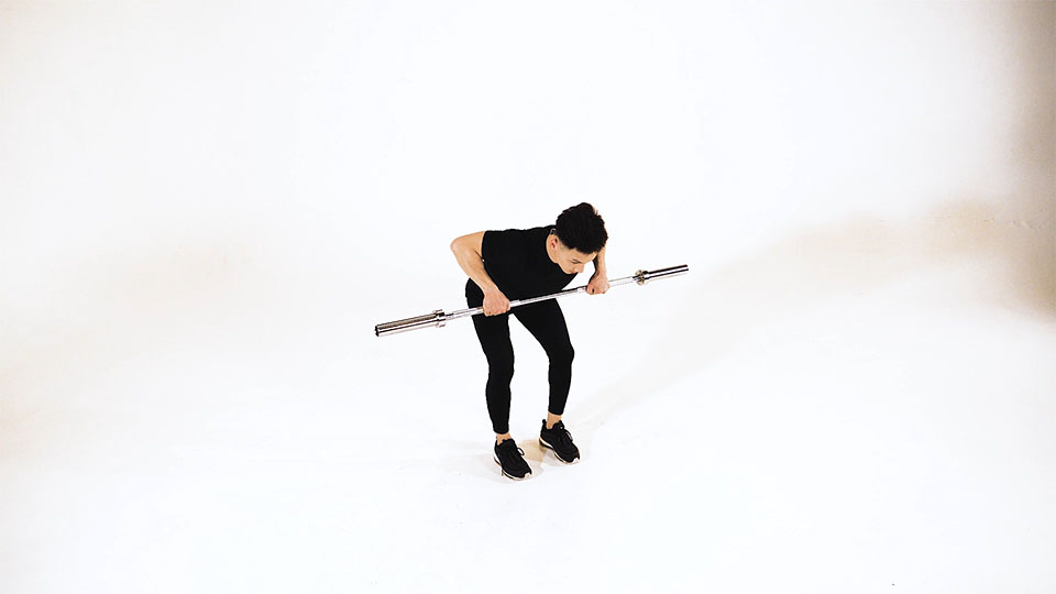 Remo Invertido con Barra