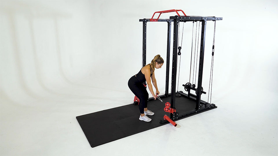 Peso Muerto Sentado en Cable