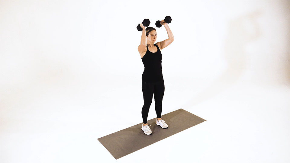 Press de Hombros con Mancuernas Agarre Neutro