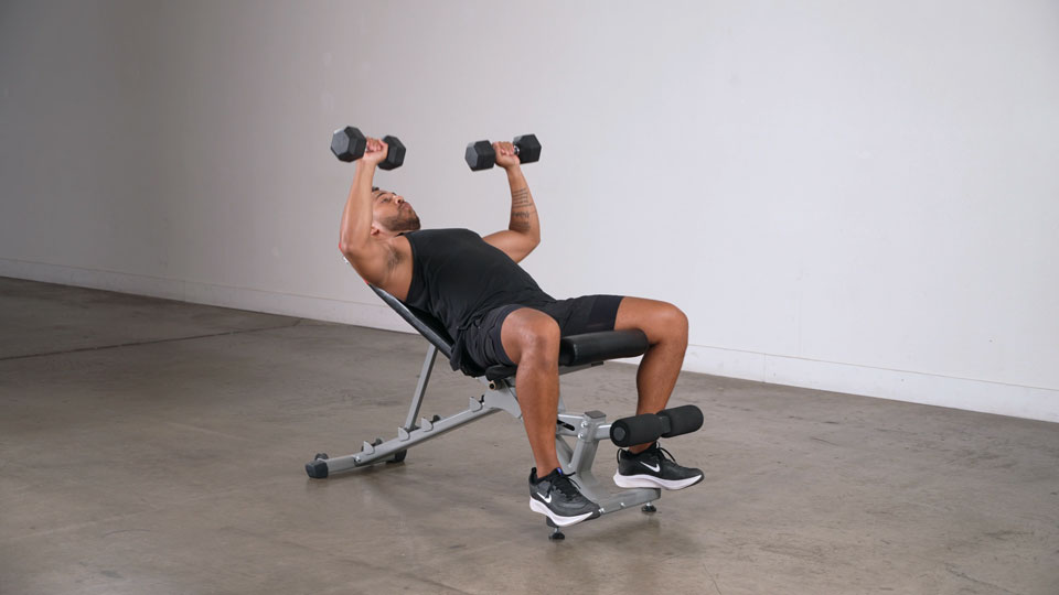 Press Inclinado con Mancuernas - Variación Gethin