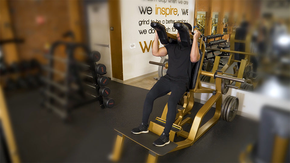 Sentadilla Hack en máquina