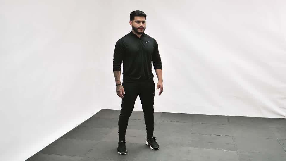 Caminata con Rodillas Altas y Rotación Externa de Cadera