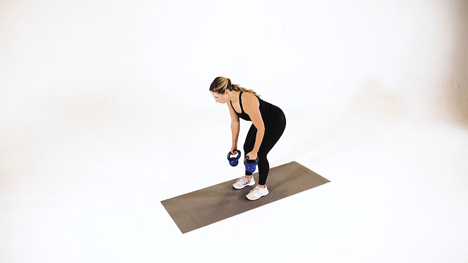 Remo Alterno con Kettlebell