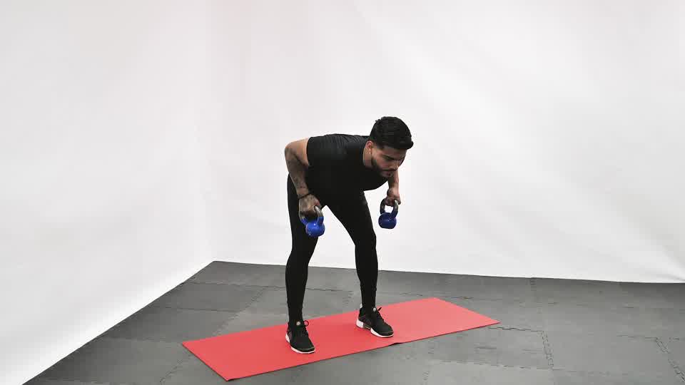 Remo Vertical con Kettlebell