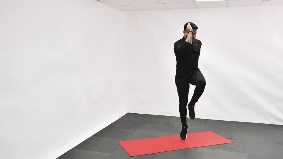 Salto Lateral Rodillas Altas